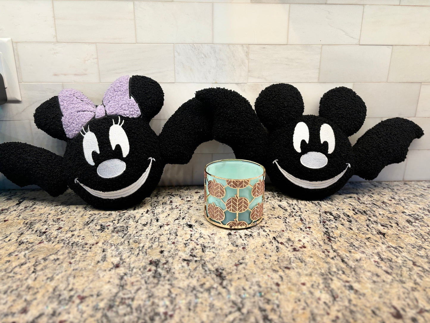 Ready to Ship! - Mickey & Minnie Bat Pillows